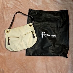 B. Makowsky leather purse